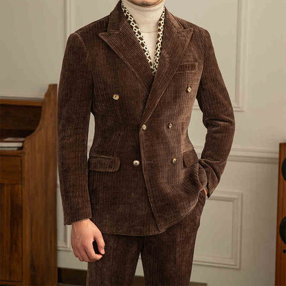 Luxury Double Suit for Autumn and Winter