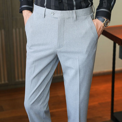 Business Trendy Cropped Non-ironing Suit Pants