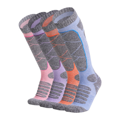 Women's Autumn and Winter Warm Outdoor Sports Socks Terry Sock