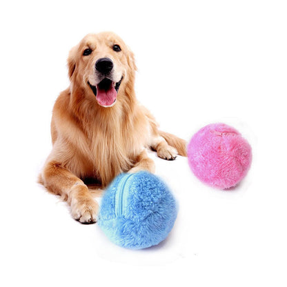 Pet Electric Automatic Plush Ball Toy