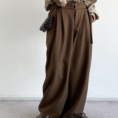 Loose Leisure All-match Draping Straight Trousers
