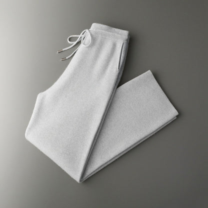 Men's New Cashmere Pants Square Meters Thickening Wide Leg Pants