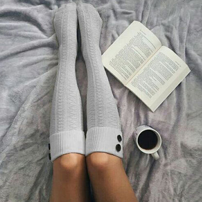 Women's fashionable wool socks for autumn and winter.