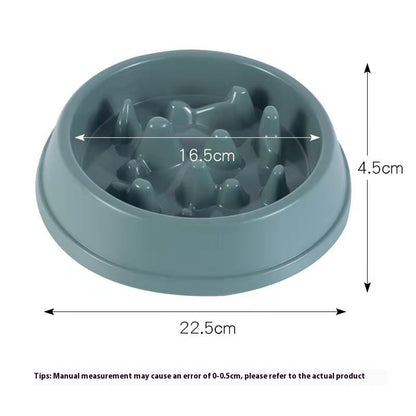 Thickened Practical Pet Slow Food Bowl