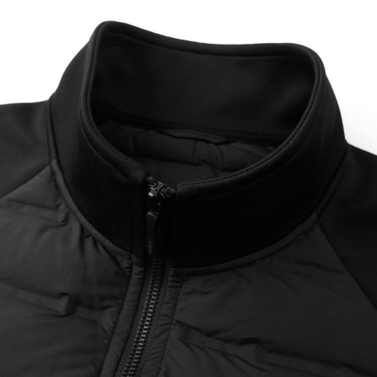 Short Stitching Down Jacket Men's Lightweight Warm Stand Collar