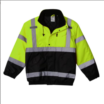 High Visibility Safety Work Clothes High Visible Waterproof Rain Gear Coat