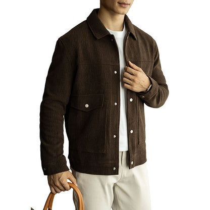 Men's High Texture Jacket for Autumn and Winter - New