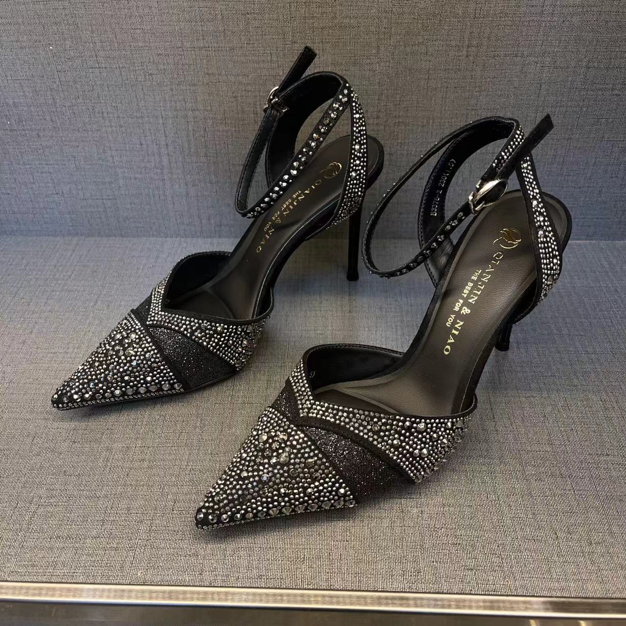 Women's Hollow High Heels with Red Soles