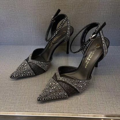 Women's Hollow High Heels with Red Soles