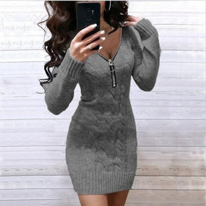 Women's European and American Knitwear Dress