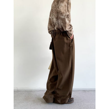 Loose Leisure All-match Draping Straight Trousers