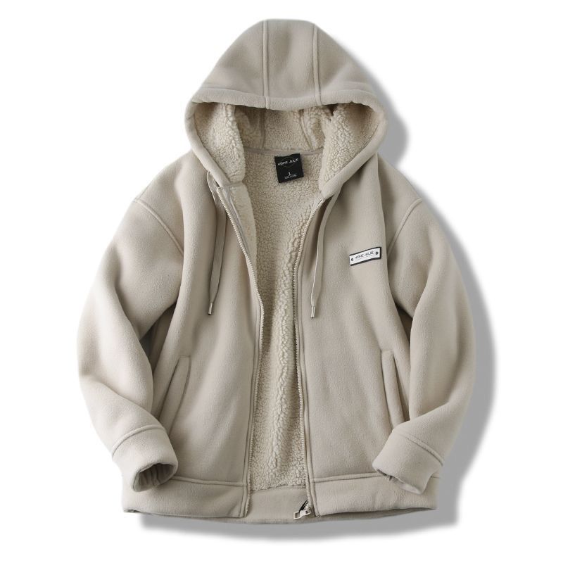 Polar Fleece Winter Men's Fleece-lined Thickened Jacket
