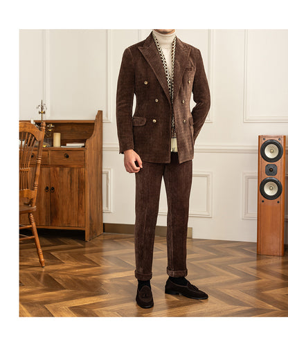Luxury Double Suit for Autumn and Winter