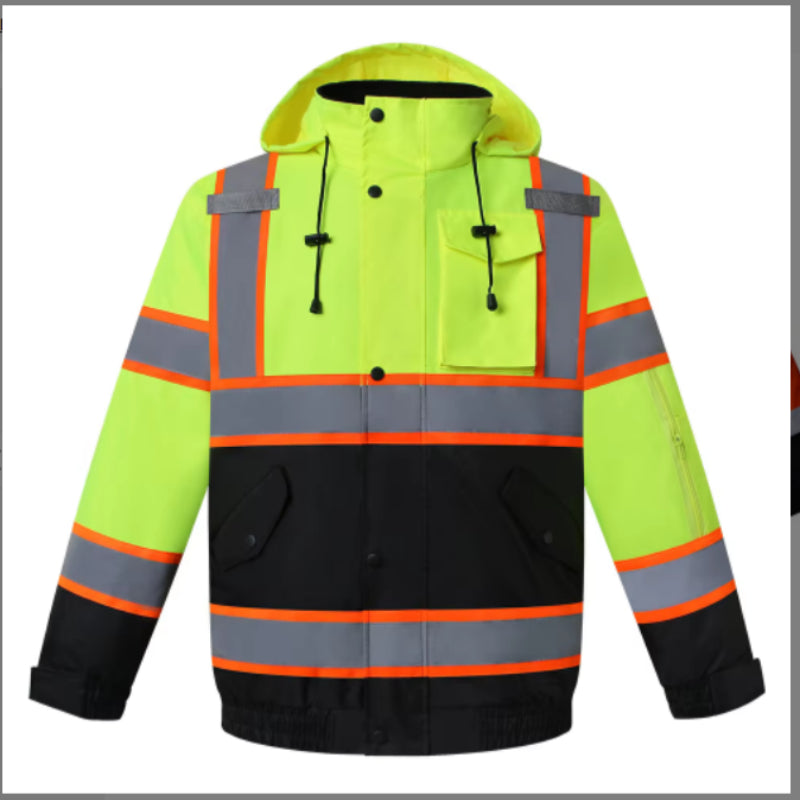 High Visibility Safety Work Clothes High Visible Waterproof Rain Gear Coat