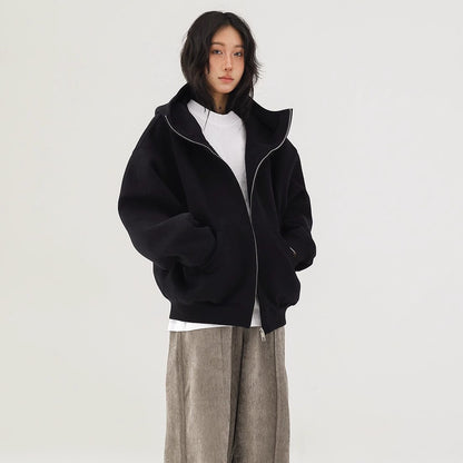 American-style Retro Street high-profile hooded sweater