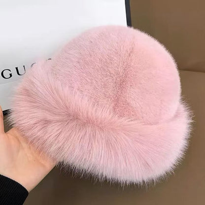 Plush Mongolian Hat For Cold Weather, Warm Fleece-lined Women's Winter Hat