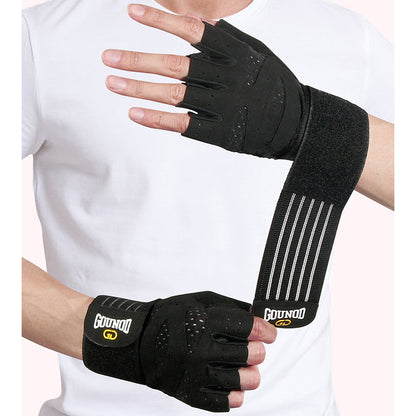 Lengthened Exercise Breathable And Wearable Fitness Gloves