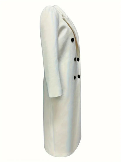2025 New Women's Coat, Solid Color Coat, Essential For Autumn And Winter, Warm Coat 