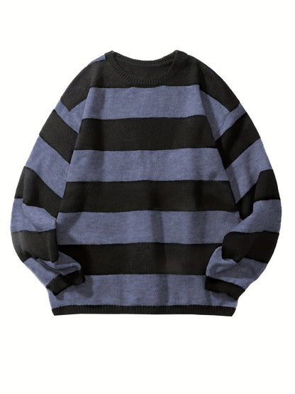 High-quality retro wool sweater, Knitwear Loose American