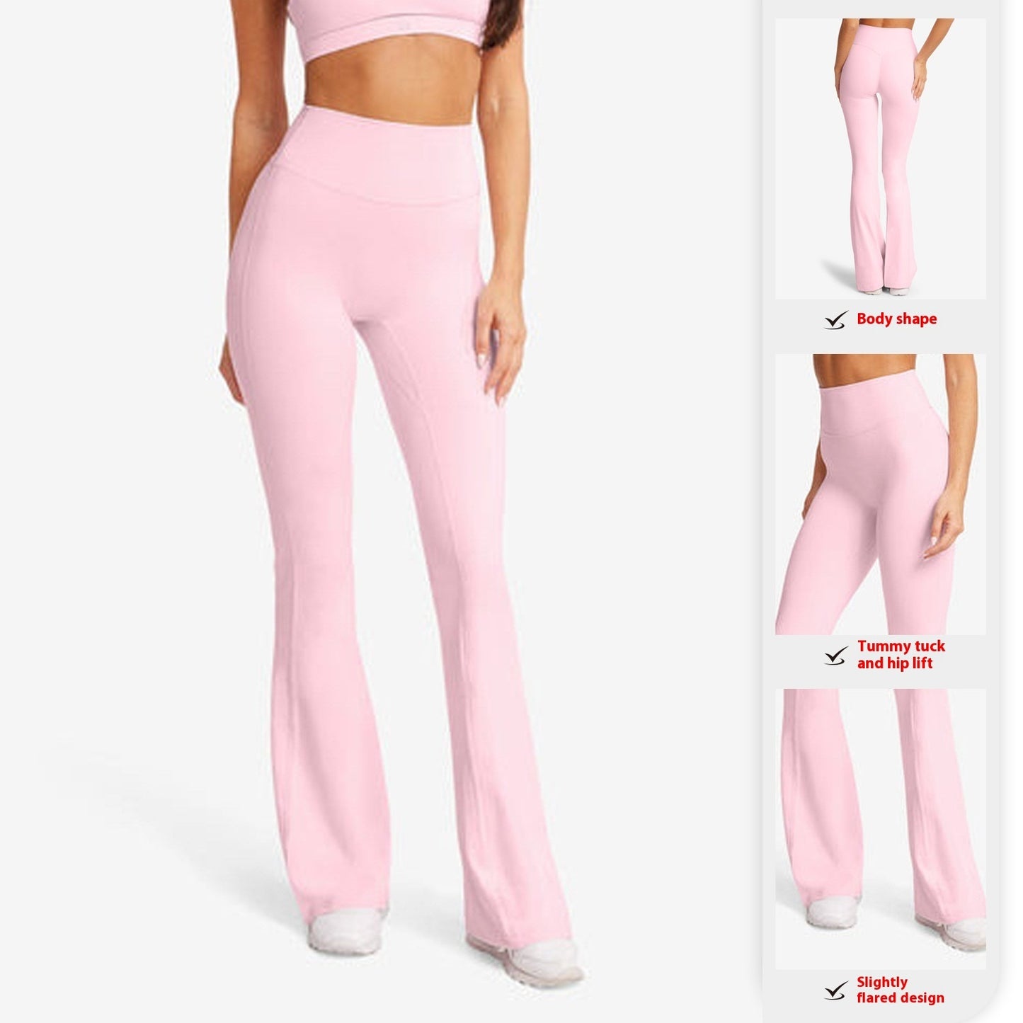 Waist Shaping Yoga Bootleg Pants