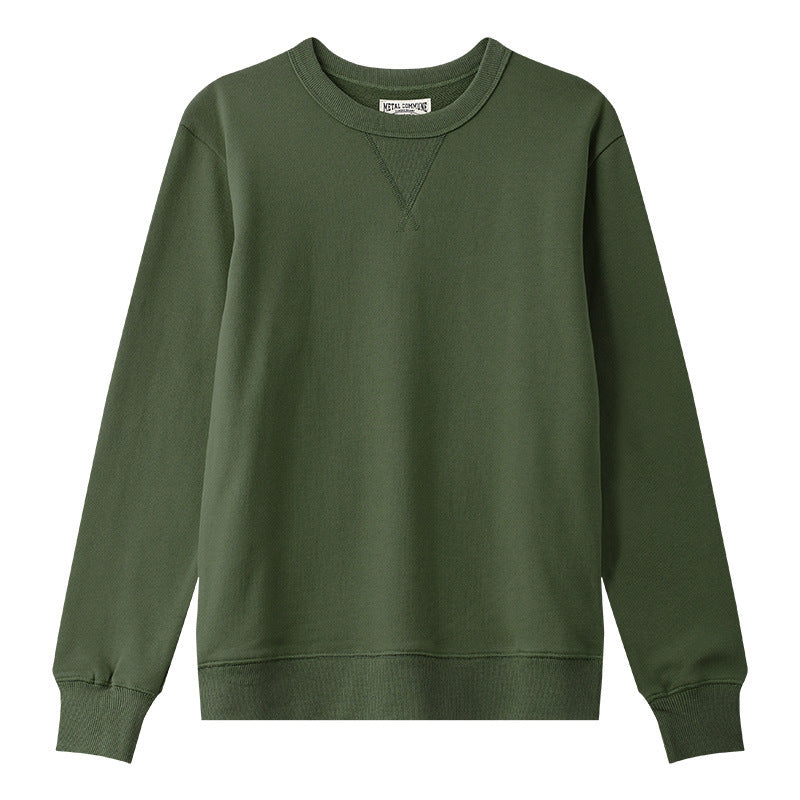 Men's American Retro Japanese Round Neck Sweater Pullover