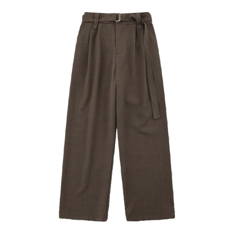 Loose Leisure All-match Draping Straight Trousers