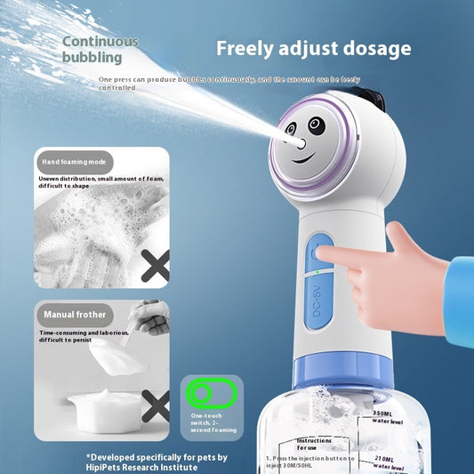 Pet Foaming Machine Cute Panda Bubble Machine