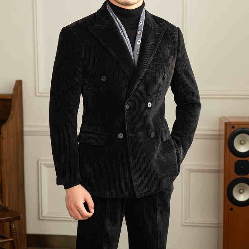 Luxury Double Suit for Autumn and Winter