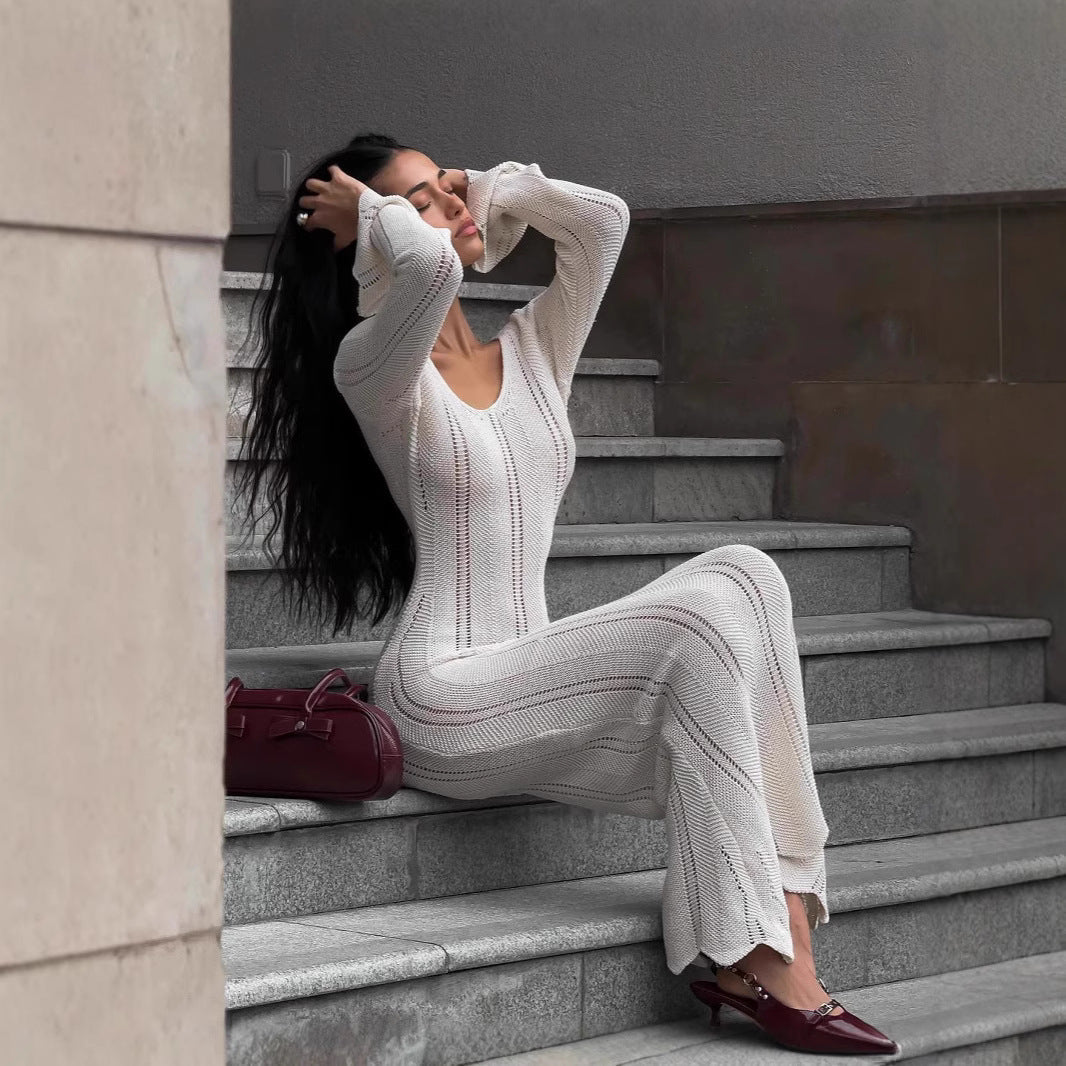 Women's Thin Hollow Casual Dress