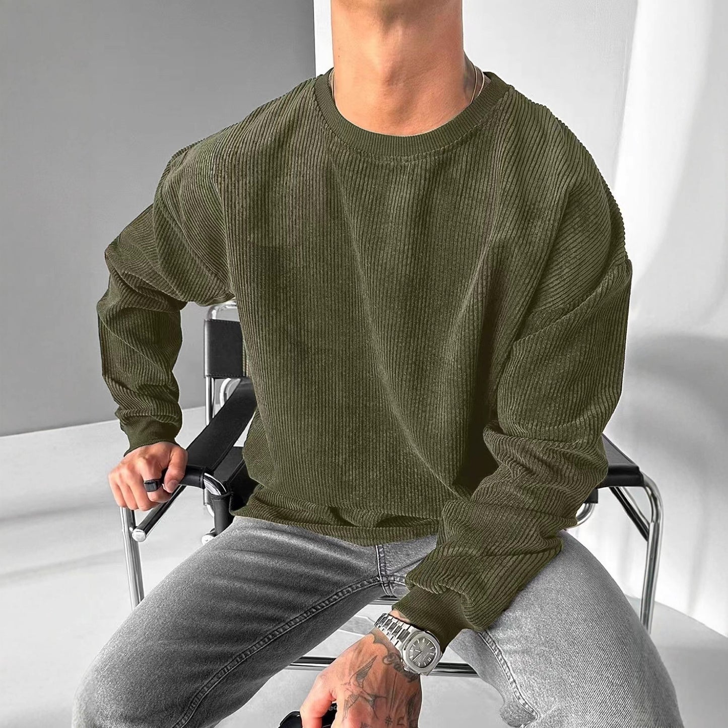 Casual Trends Round Neck Long Sleeve Sweater