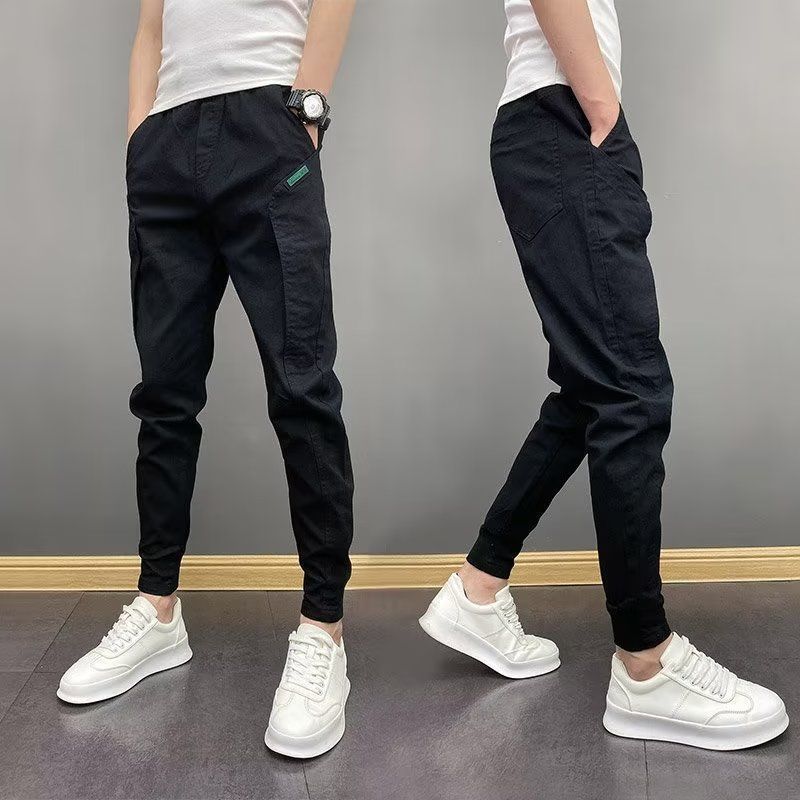 Harem Pants Men's Spring Loose Korean Style Plus Size