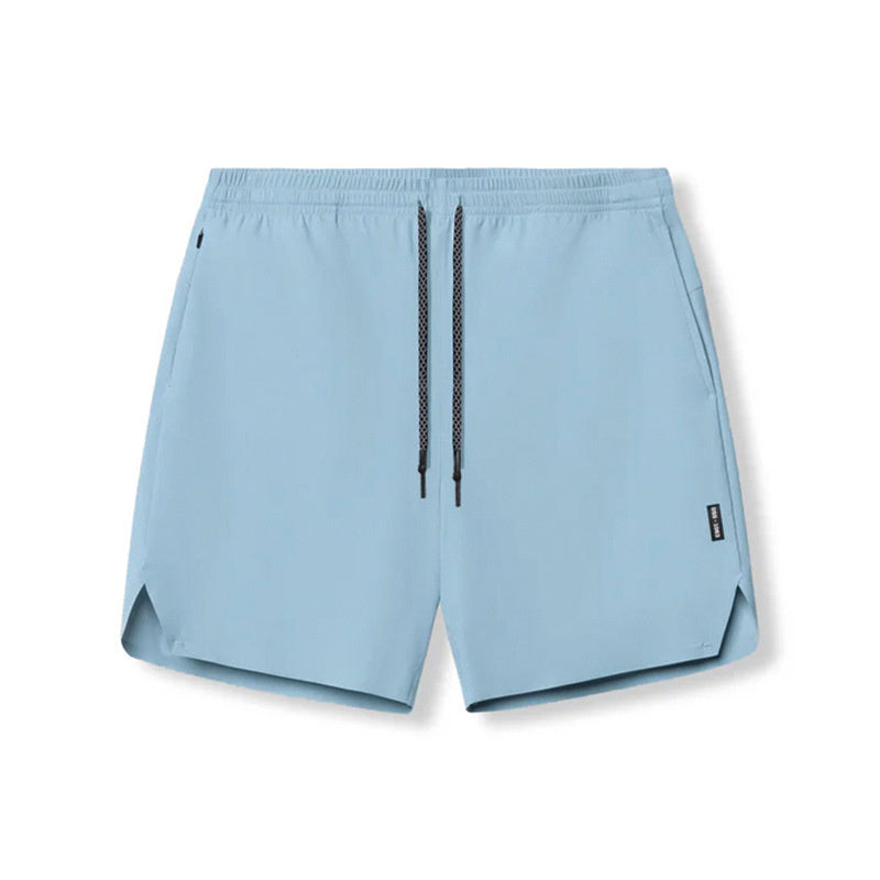 Men's Seamless Sports High-grade Multi-bag Quick-drying Knee Length Pants