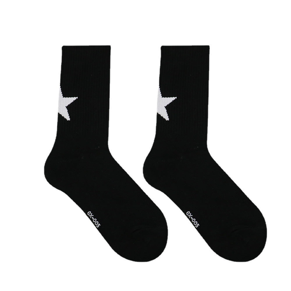 Simple Personality Street Sport Calf-length tights