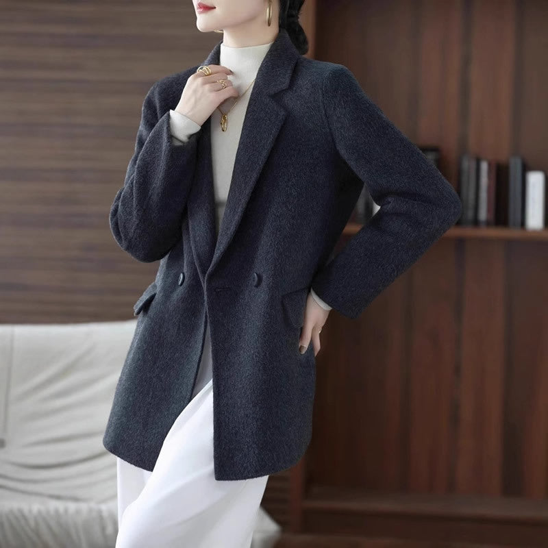 Women's Autumn And Winter Double-sided Woolen Coat