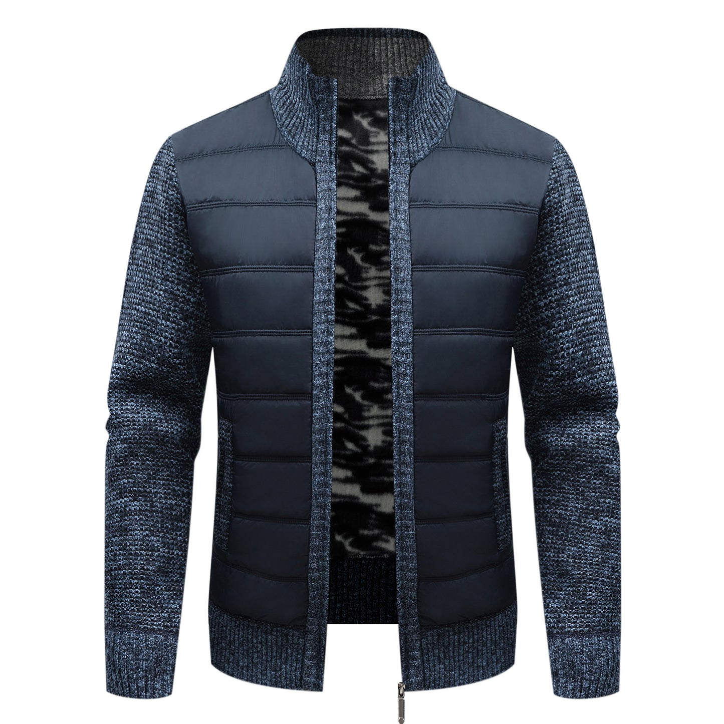 Men's Thickened Long-sleeve Cardigan Sweater Coat