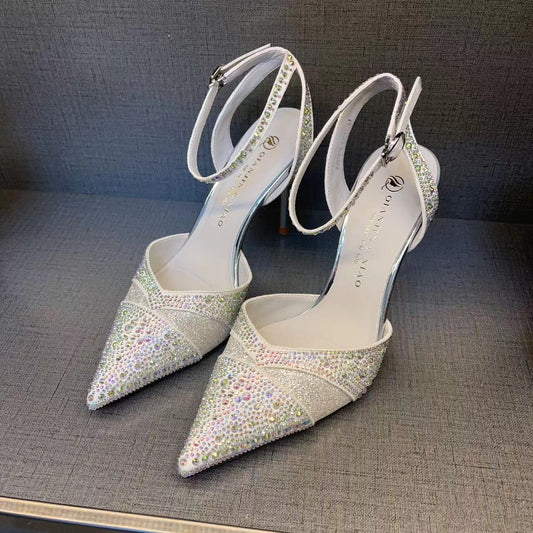 Women's Hollow High Heels with Red Soles