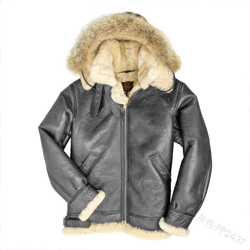 Men's Fur Integrated Padded Jacket New Coat