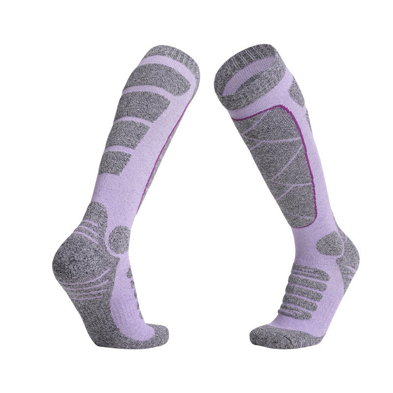 Women's Autumn and Winter Warm Outdoor Sports Socks Terry Sock