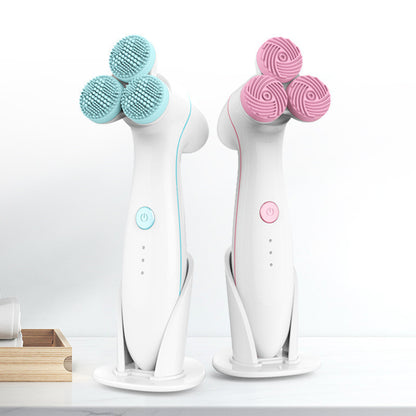 3D Smart Massage Cleanser Electric Silicone Facial Cleanser