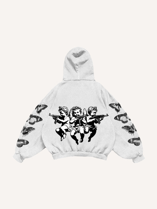 Fashion Casual Printed Polyester Sweater