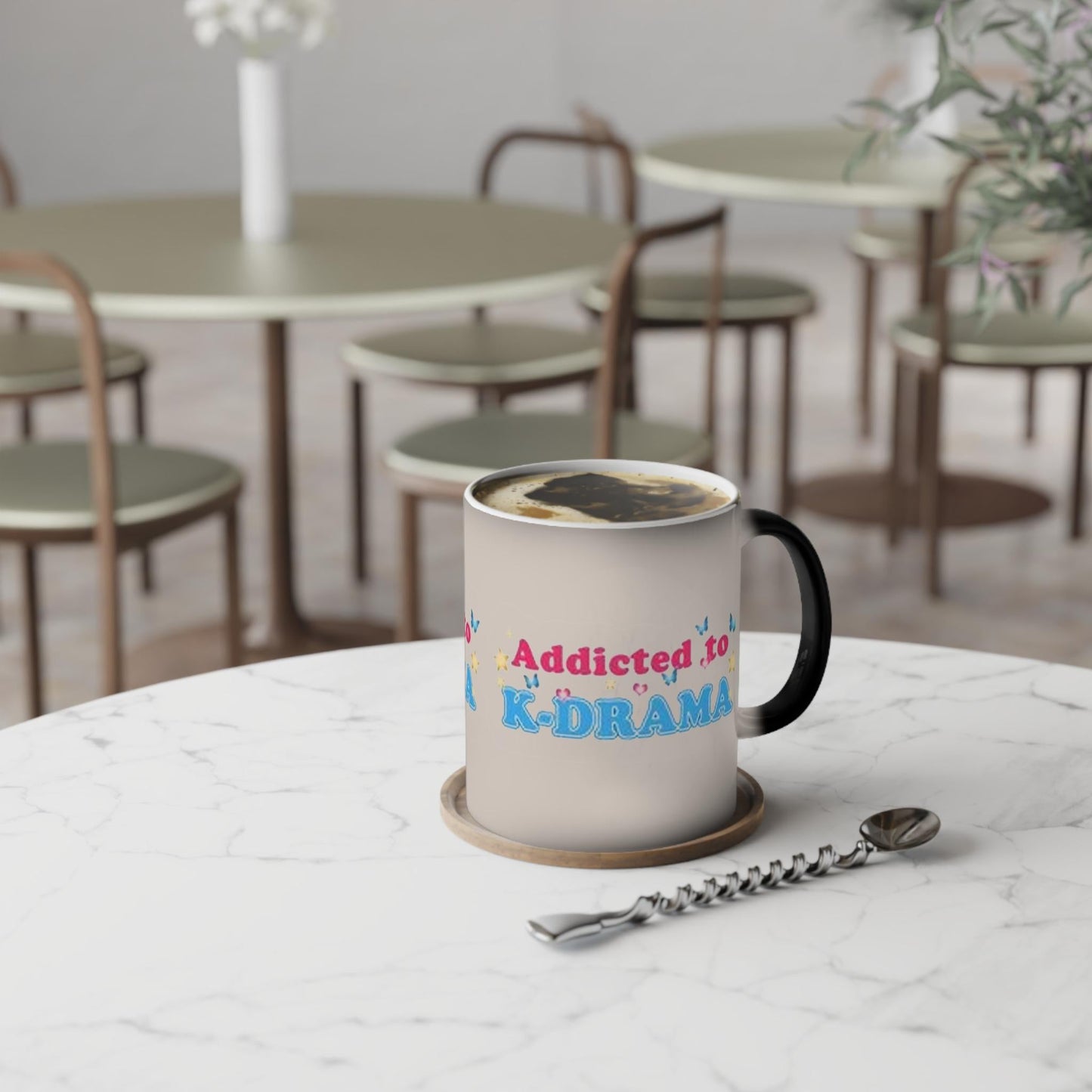 Addicted to K-Drama Mug, K-Drama Fan Mug, Korean Drama Coffee Mug, Kdrama Lover Mug, Korean Cup Gift, South Korea Mug, Kpop Lover Coffee Cup