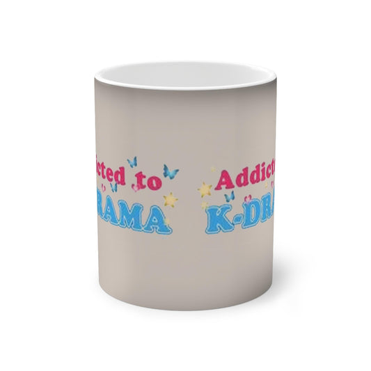 Addicted to K-Drama Mug, K-Drama Fan Mug, Korean Drama Coffee Mug, Kdrama Lover Mug, Korean Cup Gift, South Korea Mug, Kpop Lover Coffee Cup