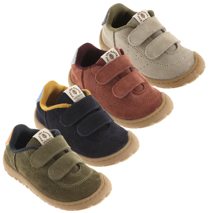 Bosco Barefoot Contrast Suede Sneakers - Victoria