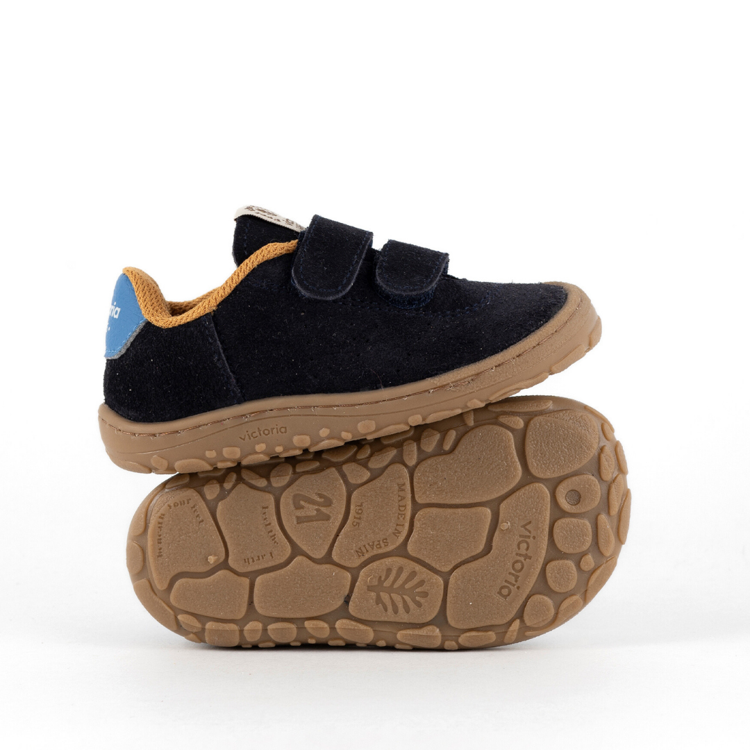 Bosco Barefoot Contrast Suede Sneakers - Victoria