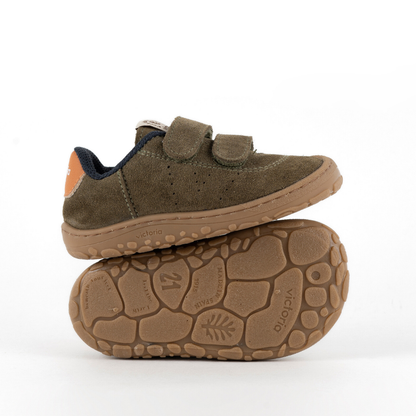 Bosco Barefoot Contrast Suede Sneakers - Victoria